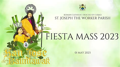 LIVE NOW: Solemnity of St. Joseph and Fiesta Mass at the St..